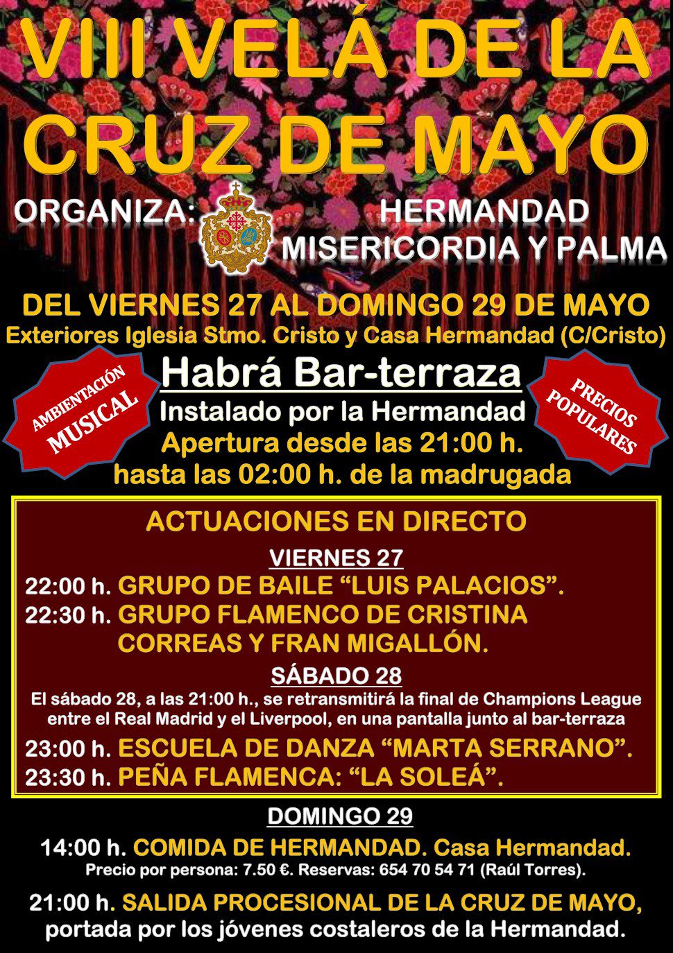 Cartel VIII Velá de la cruz de mayo